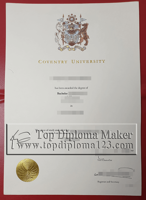 Coventry University diploma