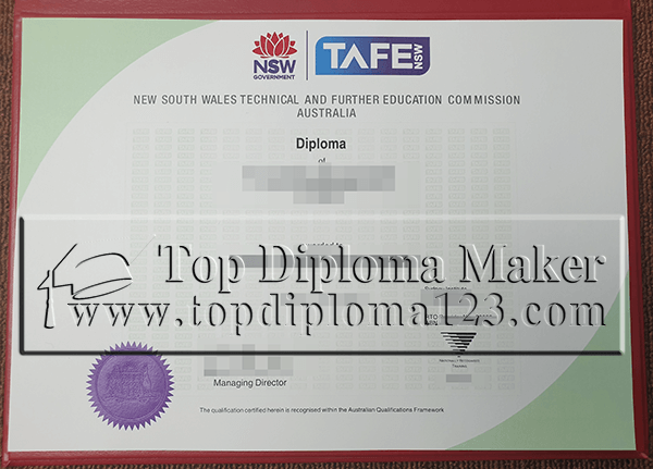  TAFE NSW diploma certificate 