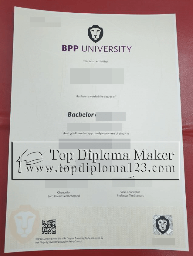   BPP University fake degree 