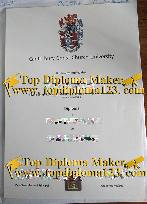  Fake Canterbury Christ Church University Diploma