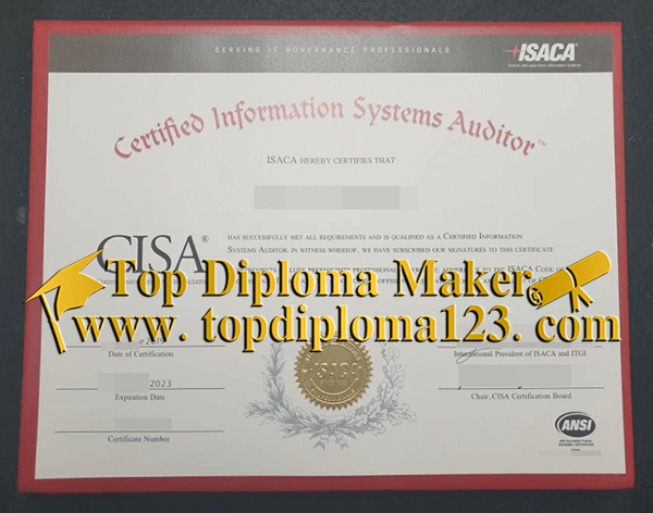 CISA FAKE certificate