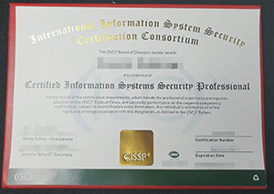  Fake CISSP certificate, buy  Certified Information