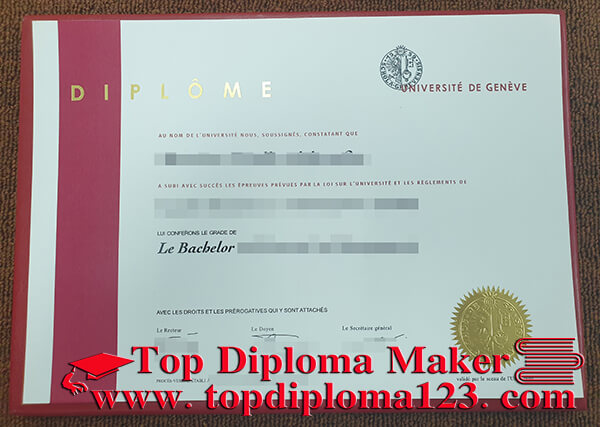  University of Geneva  degree sample