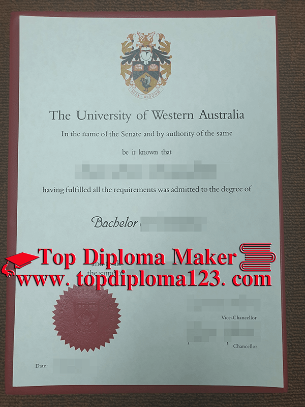 UWA degree sample