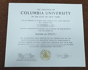 Where to Copy A Fake Degree of Columbia University 