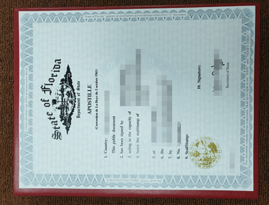 We sell A fake Florida Apostille certificate online