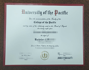 University of the Pacific Fake degree sample, buy f