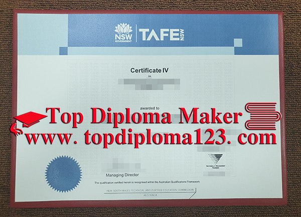 fake NSW TAFE certificate