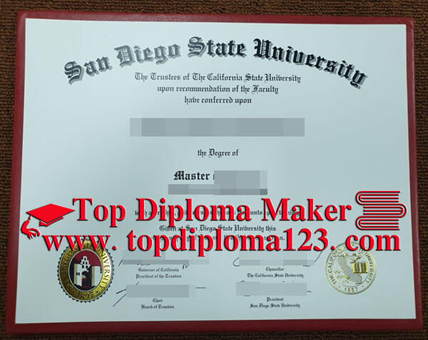 SDSU Degree sample