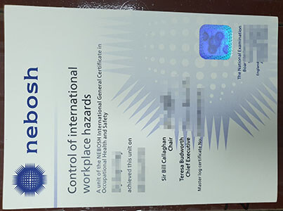 Buy fake NEBOSH certificate, NEBOSH Control of inte