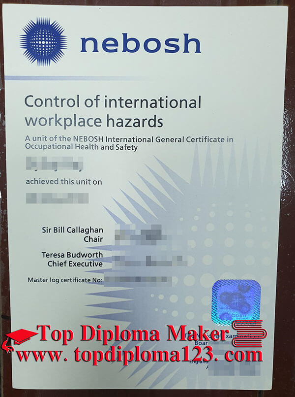 buy fake nebosh certificate