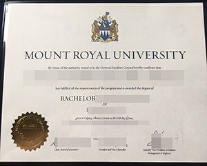How to Get A Fake Mount Royal University (MRU) Degr