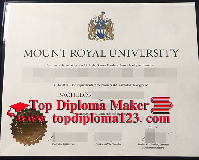 Fake Mount Royal University (MRU) Degree