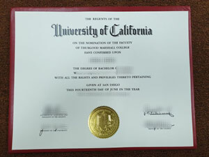 UC San Diego certificate, How To Get A Fake UCSD De