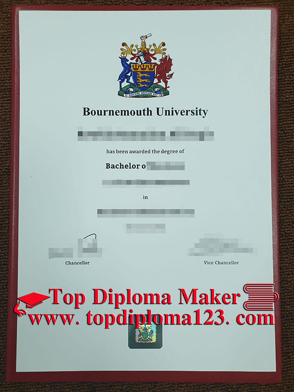 Buy fake BU degree, Fake Bournemouth University degree sample