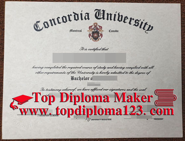  Concordia University degree sample