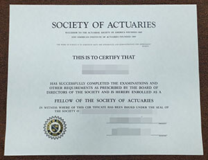 Make Fake SOA Certificate, Buy Fake Society of Actu