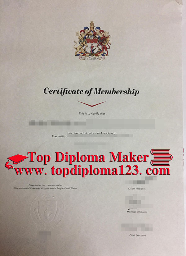 ICAEW-ACA certificate