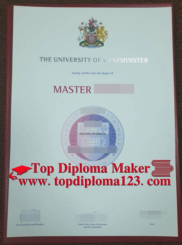 fake University of Westminster degree