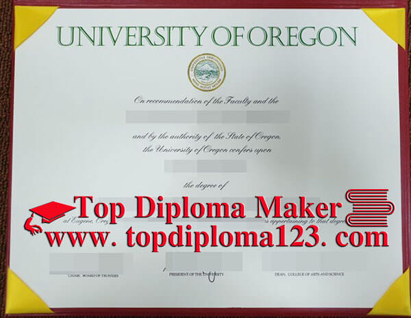  fake University of Oregon degree
