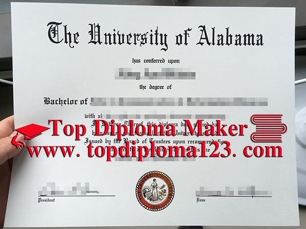 Fake University of Alabama degree