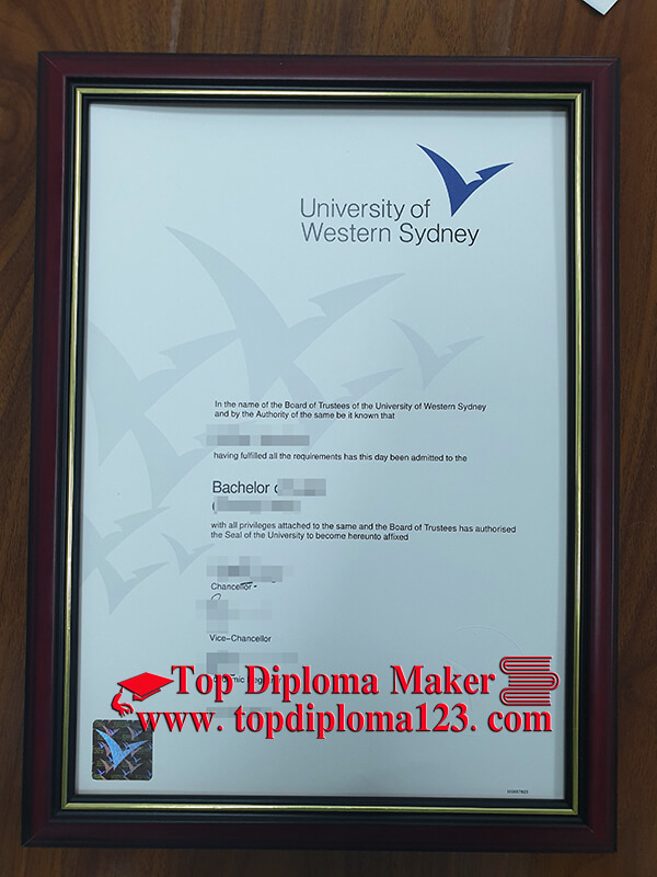  Western Sydney University degree