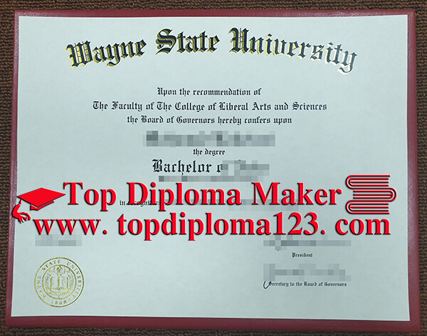  Fake Wayne State University  Diploma