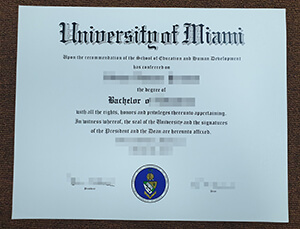 Buy Fake University Of Miami Diploma Opportunities 