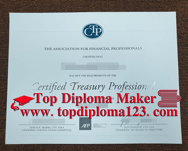 CTP Certificate  free sample from topdiploma123.com