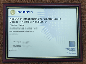 Buy Realistic Nebosh IGC certificate