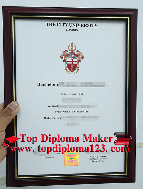 fake 2019 City University London Diploma free sample from topdiploma123.com 