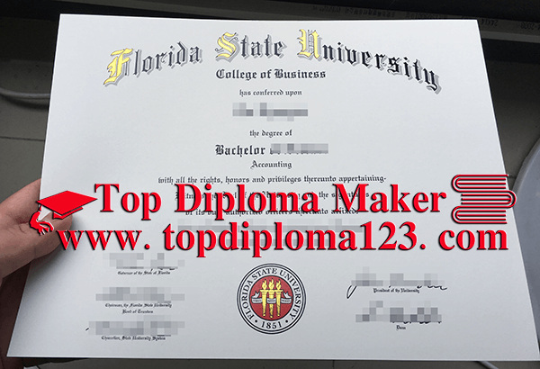  FSU degree free sample from topdiploma123.com
