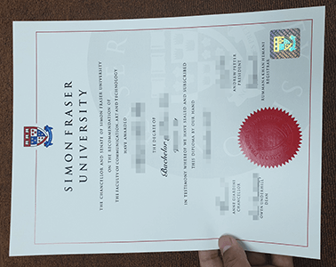  Fake Simon Fraser University Degree sample, buy fa