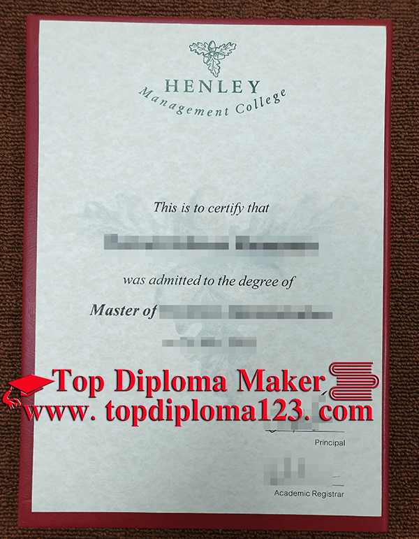 HENLEY Management college degree