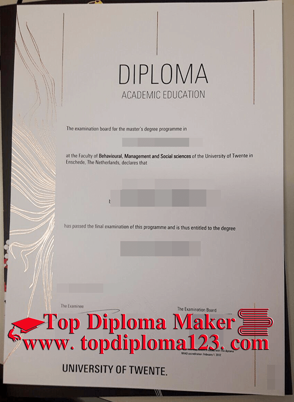Universiteit Twente diploma 