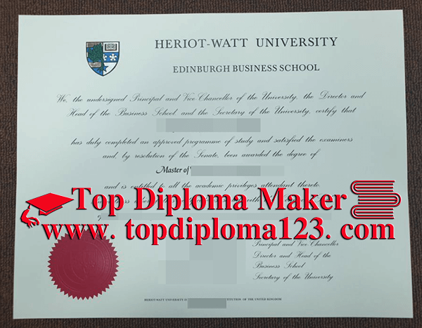 Heriot-Watt University fake degree