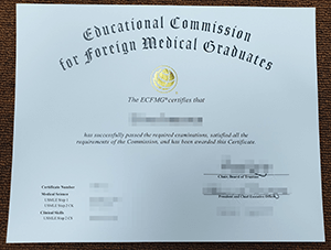 ECFMG fake certificate, I was wondering what the co
