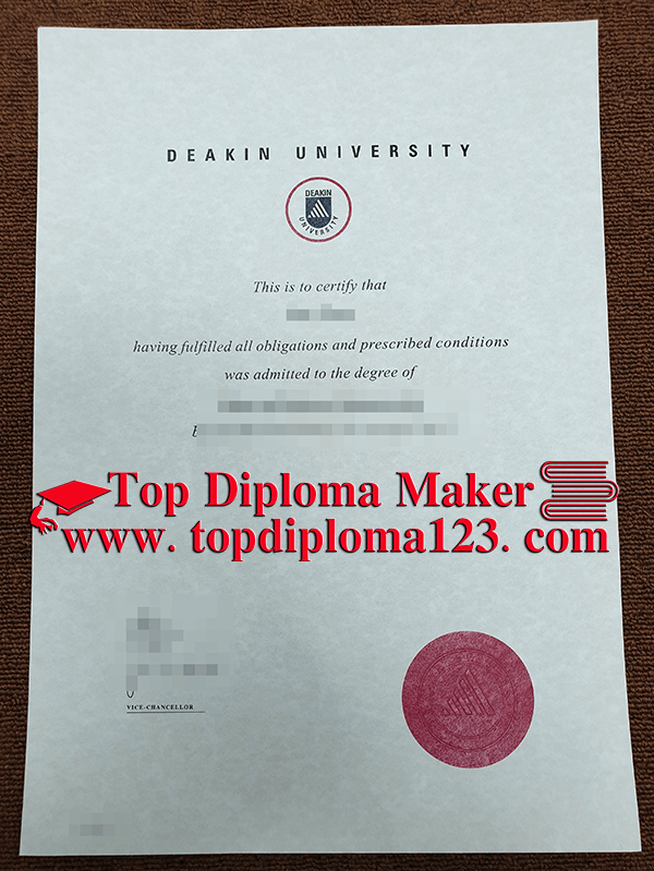  Deakin University diploma