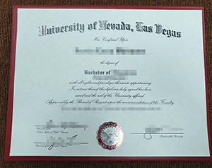 UNLV fake diploma sample, buy fake University of Ne
