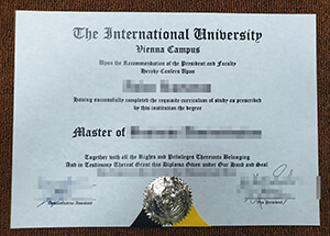 International University Vienna Fake Degree in Mast