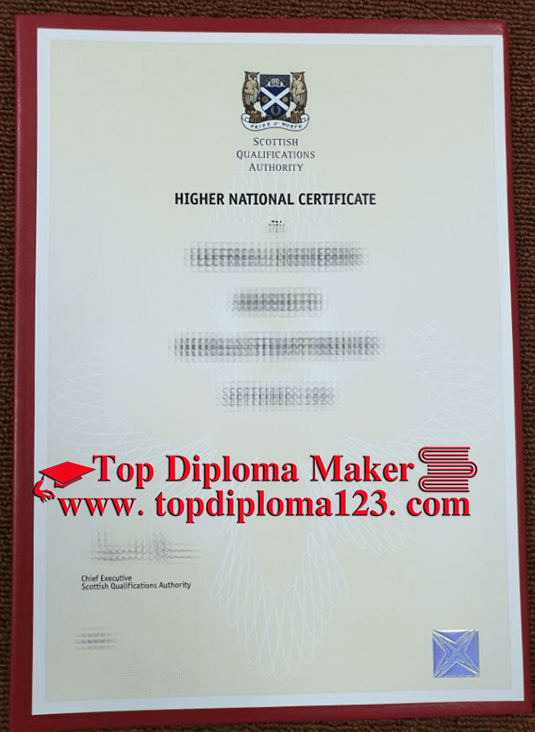  Scottish Qualifications Authority Certificate