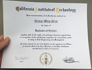 Purchase Caltech Fake degree, California Institute 
