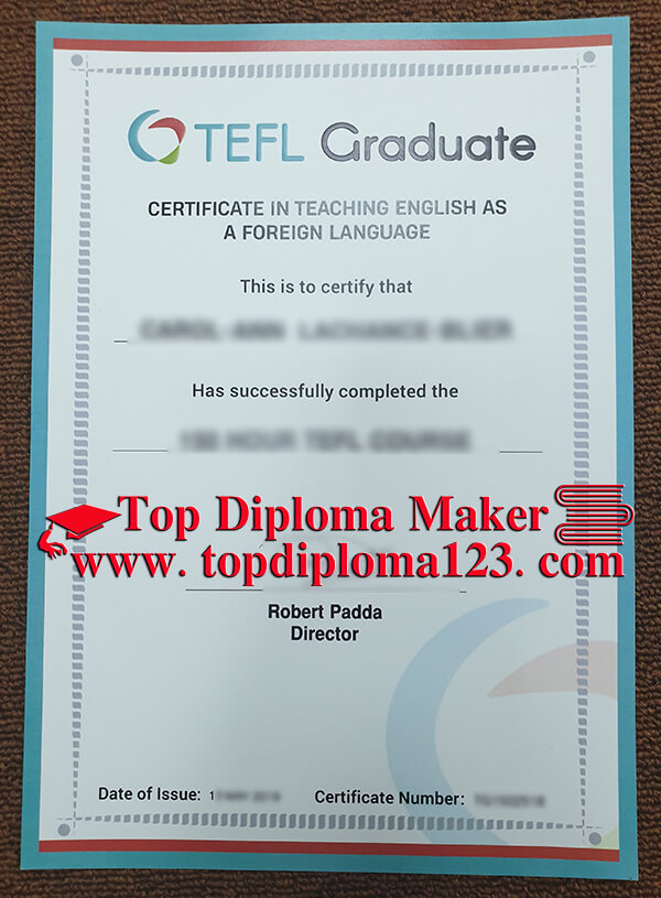  TEFL graduate certificate