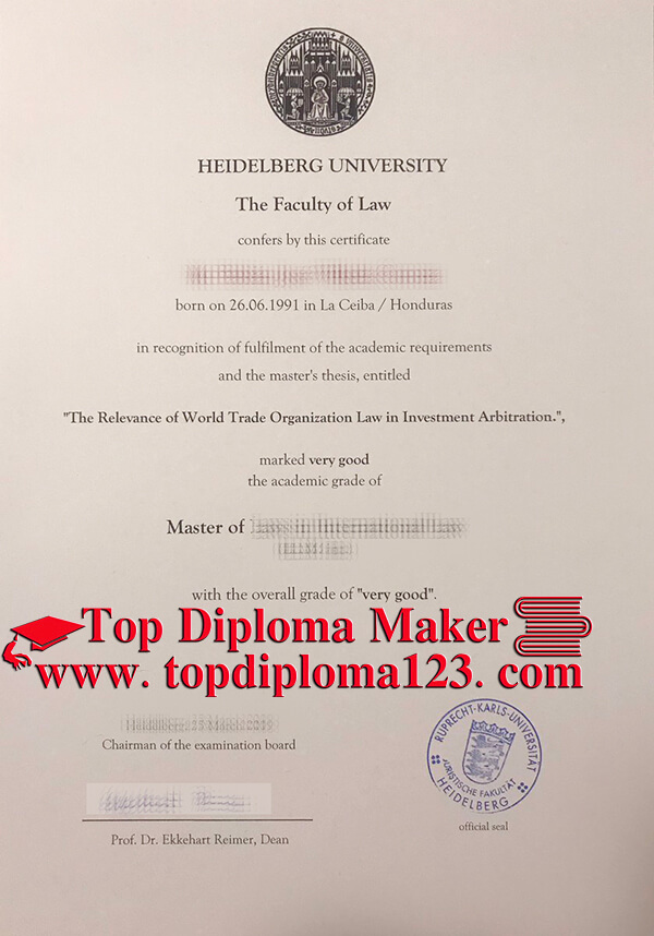  Heidelberg University degree