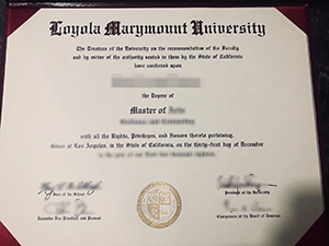 Loyola Marymount University fake diploma, buy Calif