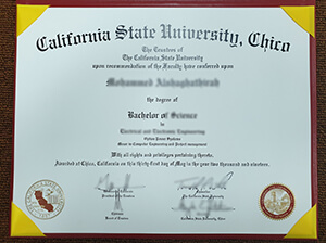 Fake California State University, Chico degree, buy