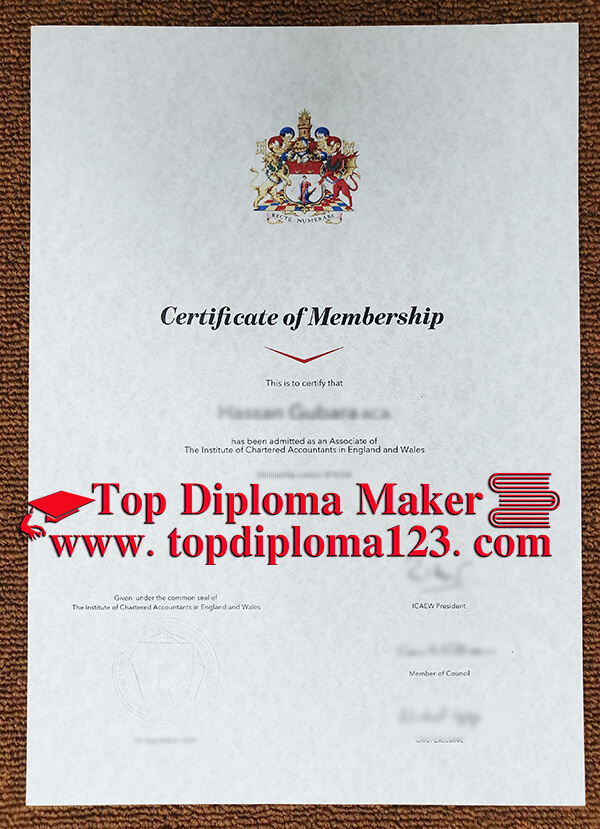  ICAEW Certificate