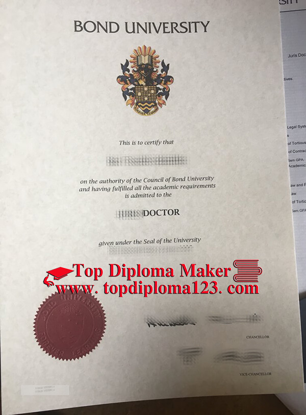  Bond University diploma