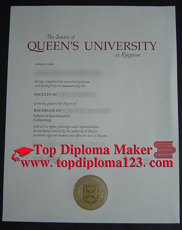  Queen's University at Kingston degree