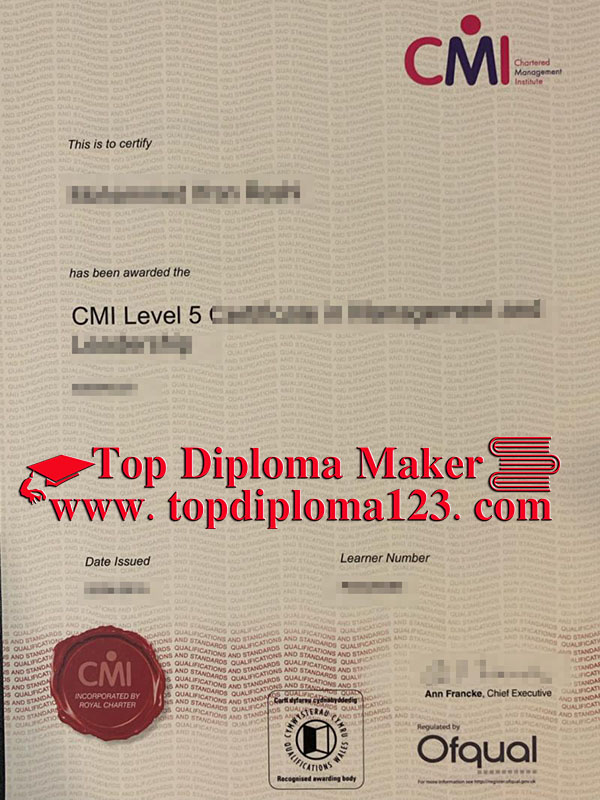 CMI certificate